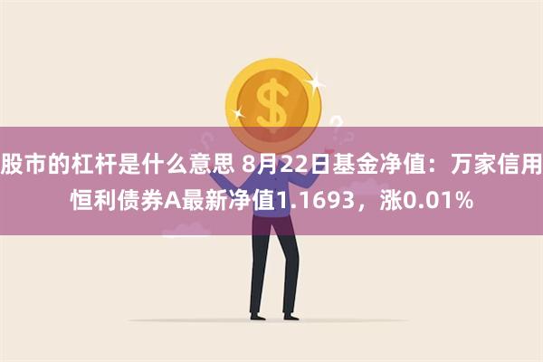 股市的杠杆是什么意思 8月22日基金净值：万家信用恒利债券A最新净值1.1693，涨0.01%