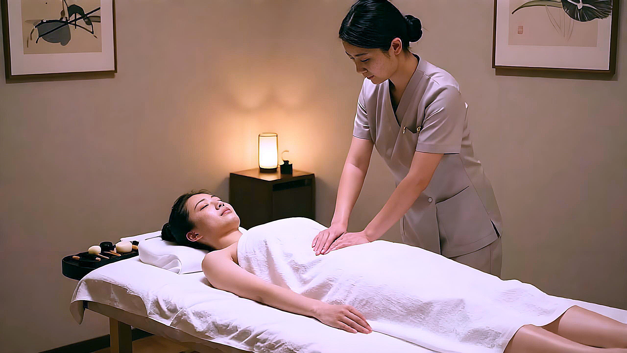 花美到家同城上门按摩全过程沉浸式体验完整服